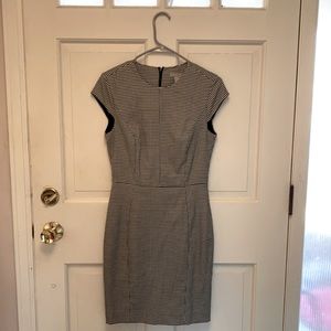 H & M Houndstooth Black and White Dress